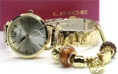 Relógio analógico feminino Lince LRGH120L KX06 Dourado na internet
