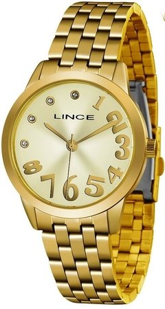 Relógio feminino analógico Lince LRGH079L KV27 Dourado - comprar online