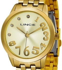 Relógio feminino analógico Lince LRGH079L KV27 Dourado na internet