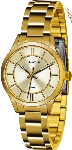 Relógio Lince feminino LRGH072L KU33 dourado kit de acessórios na internet