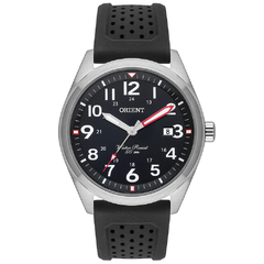 Relógio analógico masculino Orient MBSP1028 P2PX Pulseira de silicone