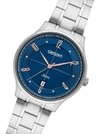 Relógio Orient feminino FBSS1115 D2SX prata e azul na internet