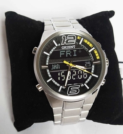 Relógio Orient masculino MBSSA047 PYSX Digital e analógico Cronógrafo - loja online