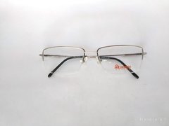 Armação para óculos de grau London L-5511 C.115 Metal prata e preto - NEW GLASSES ÓTICA