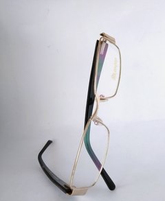 Armação para óculos de grau London Prime L2843 COL. JS 52 17 Dourada metal - comprar online