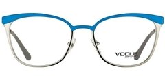 Armação para óculos de grau Vogue VO3999 998-S Azul e prata - comprar online