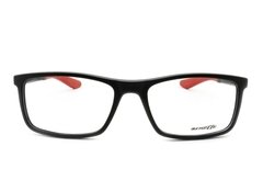 Armação para óculos de grau Arnette AN 7134L Preta e vermelha fosca - comprar online