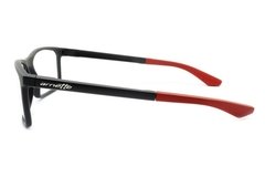 Armação para óculos de grau Arnette AN 7134L Preta e vermelha fosca na internet