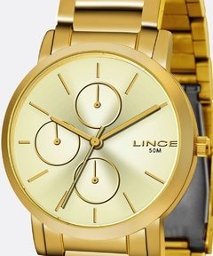 Relógio feminino analógico Lince LMG4568L C1KX Dourado - comprar online