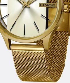 Relógio Lince feminino LRG624L analógico dourado na internet