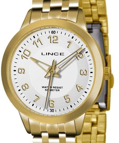 Relógio unissex analógico Lince LRGH026L Dourado - comprar online