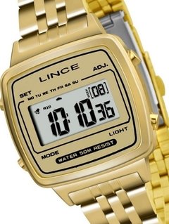 Relógio feminino Lince SDPH041L BCKX Digital dourado - comprar online