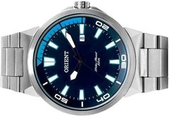 Relógio masculino Orient MBSS1196A PASX Prata e azul - loja online