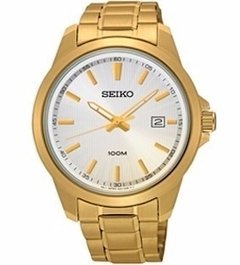 Relógio Seiko Masculino Quartz SUR158B1 S1KX Analógico dourado na internet