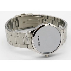 Relógio digital feminino Lince MDM4617L BXSX Prata - NEW GLASSES ÓTICA
