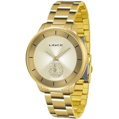 Relógio feminino analógico Lince LRGH067L C1KX Dourado - NEW GLASSES ÓTICA