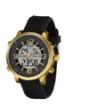 Relógio Anadigi masculino X-GAMES XMGPA006 Dourado e preto