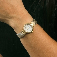 Relógio feminino analógico Orient FGSS0068 S2KX Dourado pequeno - comprar online