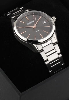 Relógio analógico masculino Orient FBSS1141 G1SX Prata e preto - comprar online