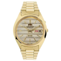 Relógio analógico automático masculino Orient 469WC2F B1KX Dourado - comprar online
