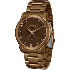 Relógio analógico Lince LRB4590L N2NX Feminino cobre - loja online