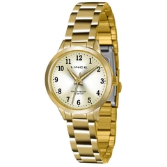 Relógio feminino analógico Lince LRGH034L Pequeno dourado - NEW GLASSES ÓTICA