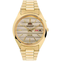 Relógio analógico automático masculino Orient 469WC2F C1KX Dourado - comprar online
