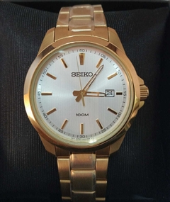 Relógio Seiko Masculino Quartz SUR158B1 S1KX Analógico dourado - loja online