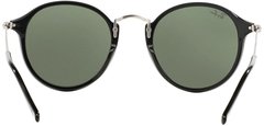 Óculos de Sol Ray Ban RB 2447 901 52 21 145 3n Acetato Preto / Metal Prata na internet