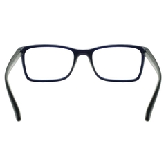 Armação para óculos de grau Tecnol TN 3056 I435 Quadrada azul e preto - NEW GLASSES ÓTICA