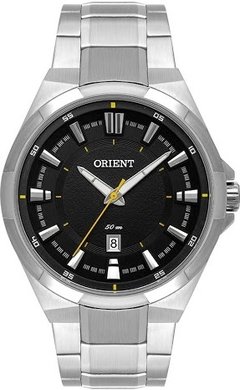 Relógio Orient analógico MBSS1349 P1SX 647800 prata e preto masculino