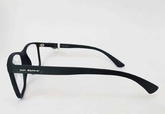 Armação para óculos de grau Jean Monnier J8 3187 G727 Preto fosco - NEW GLASSES ÓTICA
