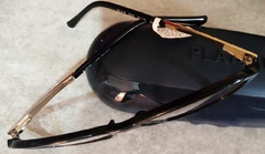 Armação para óculos de grau Platini P9 3119 D778 preto e dourado - comprar online