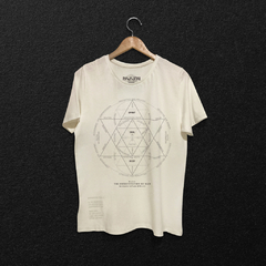Camiseta Slim - Geometria Divina Off White