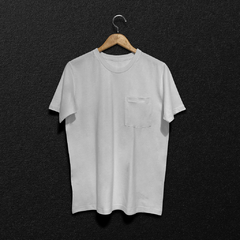 Camiseta White Label Classic com Bolso - Branca (orgânica)