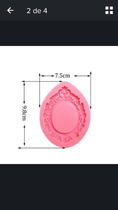 MOLDE MOLDURA OVAL M258