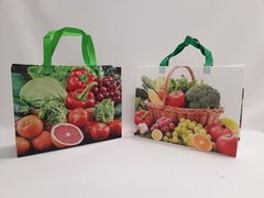 ART. U22007 - BOLSA PVC MANIJA CORTA FRUTAS /VERDURAS 40 X 30 X 13 CM - BULTO X 600 U - comprar online