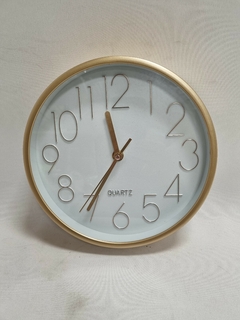 ART. RE70026 - RELOJ PARED REDONDO 22,5 CM - BULTO X 60 U