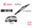 Palheta Traseira Cinoy PSTR10 - Focus, Peugeot 406 - comprar online