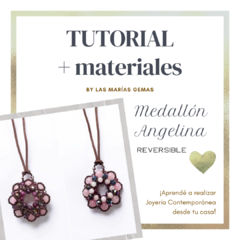 Medallón Angelina - Tutorial + materiales