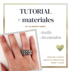 Anillo Alexandra- Tutorial + materiales