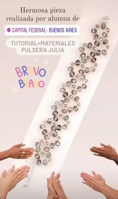 Pulsera Julia - Tutorial + Materiales - Las Marias Gemas