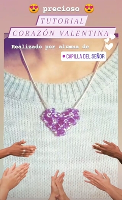 Corazón Valentina - Tutorial - comprar online