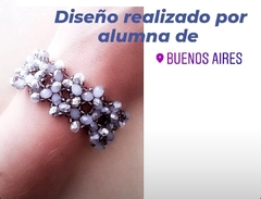 Pulsera Renata - Tutorial - comprar online