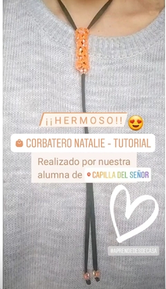 Corbatero Natalie - Tutorial - comprar online