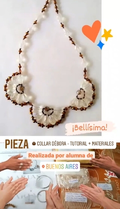 Collar Débora - Tutorial - Las Marias Gemas