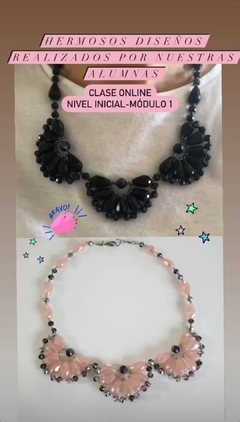 Imagen de Collar Débora - Tutorial + Materiales