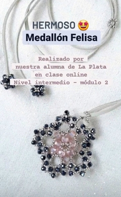 Medallón Felisa - Tutorial + Materiales - comprar online