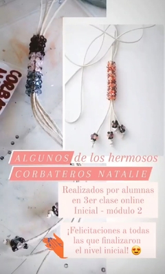 Corbatero Natalie - Tutorial - Las Marias Gemas