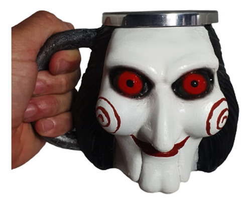 Caneca 3d Jigsaw Jogos Mortais Terror Resina